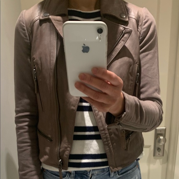 Joie cream leather jacket - Picture 7 of 7